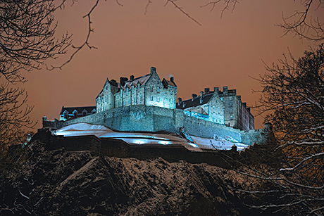 Edinburgh Castle, which uses enough energy to power 300 homes, is making fast progress in its bid to reduce carbon emissions.