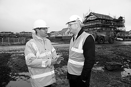 Springfield Properties, which claims to have Scotland’s busiest new build housing site, at Braehead near Glasgow, played host to planning minister Derek Mackay as he underlined the Government’s determination to reform the system.