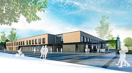 ARCHITECT Holmes Miller has submitted a detailed planning application to redevelop Harris Academy in Dundee.