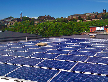 SIX bus depots in England and Scotland have taken steps towards a greener future by generating clean on-site energy with Kingspan’s roof-mounted PV system.