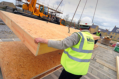 Builders turn to timber as brick shortage continues