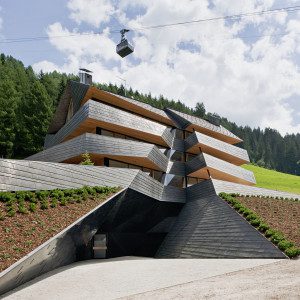 Dolomitenblick apartment block. Photograph: Hertha Hurnaus.