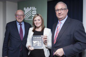 (left to right) Stewart Baseley, Tracy Calvert and Nick Raynsford