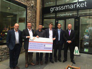 Grassmarket Cheque Handover