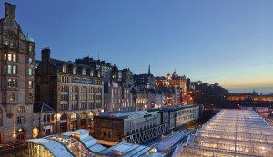 View from North Bridge at dusk