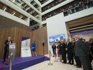 Picture by Christian Cooksey/CookseyPix.com on behalf of The City of Glasgow College and Halogen PR. For further information please contact Alex Schweitzer-Thompson at Halogen PR on 0131 202 0120. First Minister Nicola Sturgeon today officially opened the new City of Glasgow College Riverside Campus. Pictured