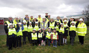 Woodhill & Auchinairn new primary sod cutting