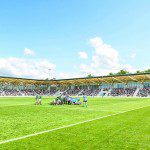 CGI of pitch and stand at Raeburn Place