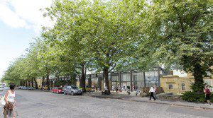 CGI of public realm at Raeburn Place