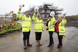 Pete Shepherd, Stuart Gillespie, Corri Wilson MP and Joanne Casey