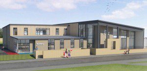 An artist’s impression of the new Dailly Primary School