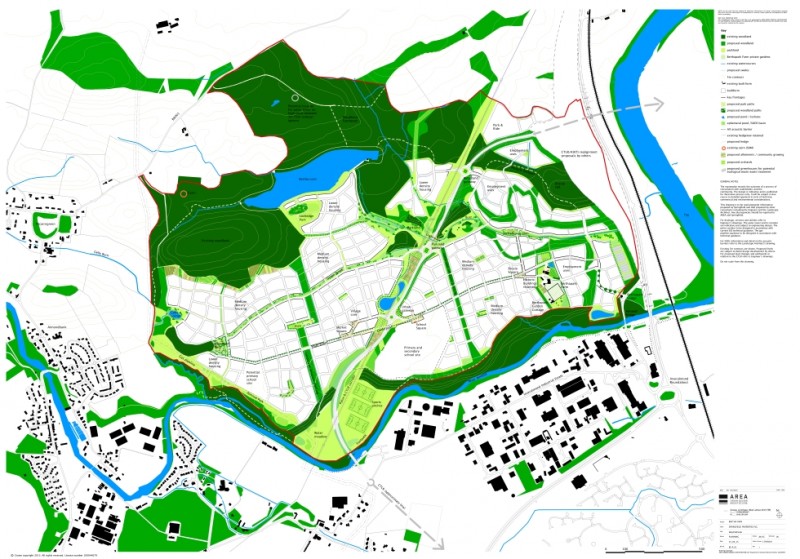 Springfield Properities Bertha Park Masterplan SML