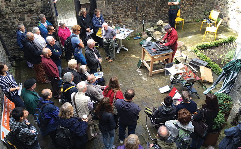 Edinburgh Traditional Building Festival 2015 -Ironwork-Demo