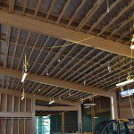 SpaceRafter roof cassettes and glulam structural frame at Errol Primary