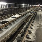 New Precast Rail Units in place