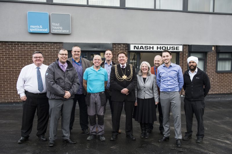 Morris&Spottiswood 01.12.16 Leeds with Lord Mayor of Leeds Gerry Harper