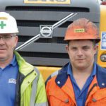 L-R Cameron Gibson, deputy site manager and Drew Barber, plant mechanic, Banks Mining