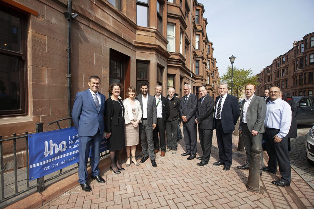 Group shot at CCG Govan project