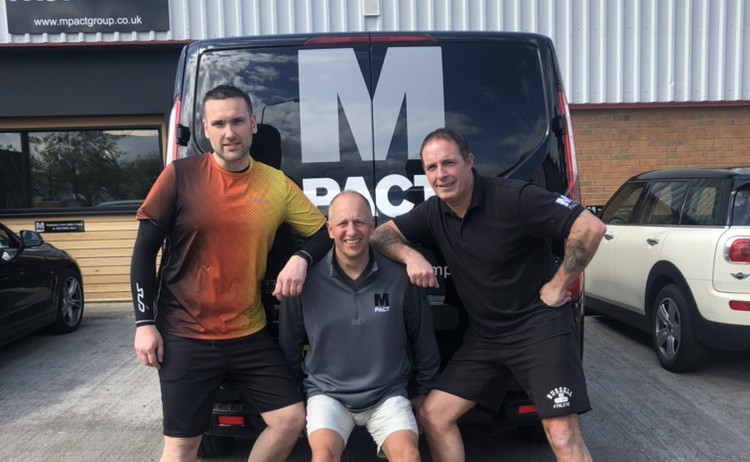 M-Pact staff do Tough Mudder