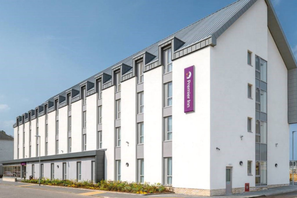 Premier Inn development in Shore Street Oban