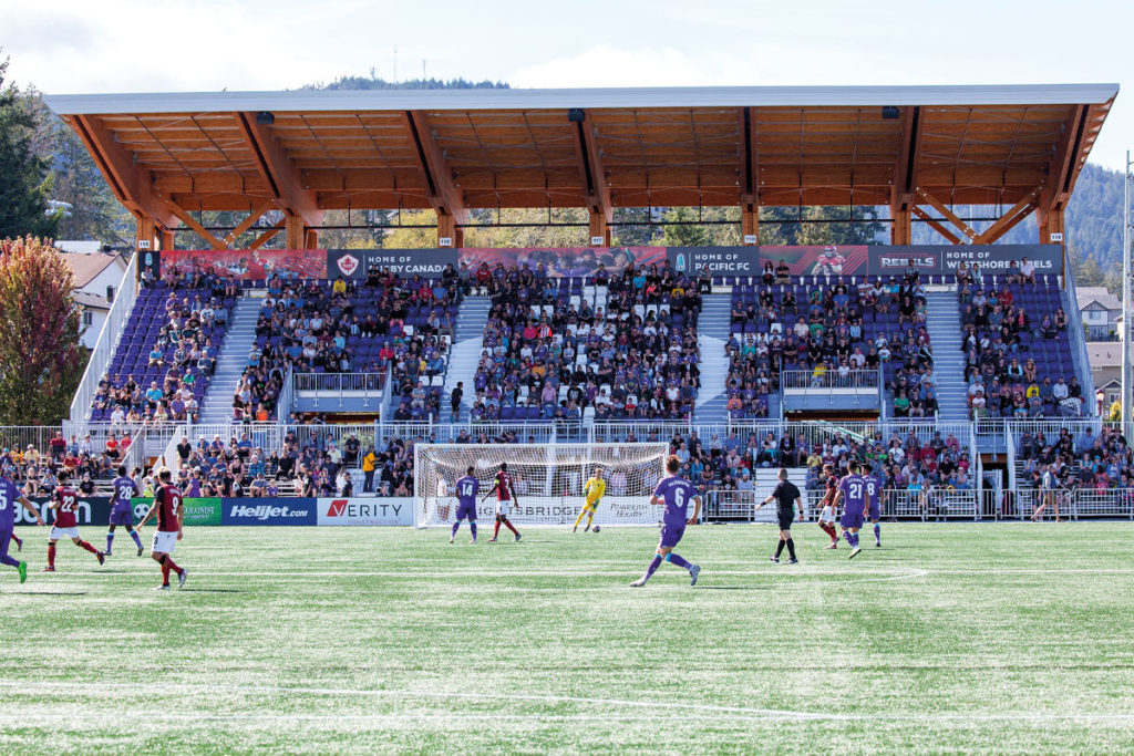 Westhills Stadium in Victoria, Canada