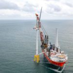 First turbine installed at £3 billion North Sea wind farm