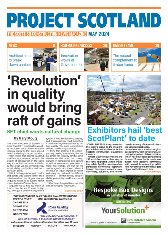 Project Scotland front cover May 2024