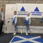 Douglas Smith with dancers Hope Smith, Erin Creech, and Kayla Bryne