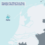 Map of wind farm zone