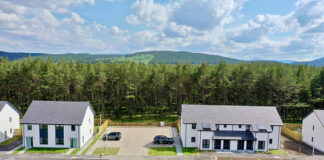 HHA homes at the Pinefield housing development, Carrbridge