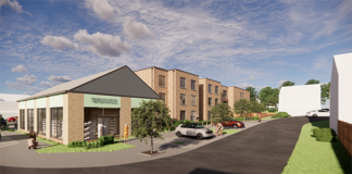 CGI of care home in Greenlaw Mains, Penicuik