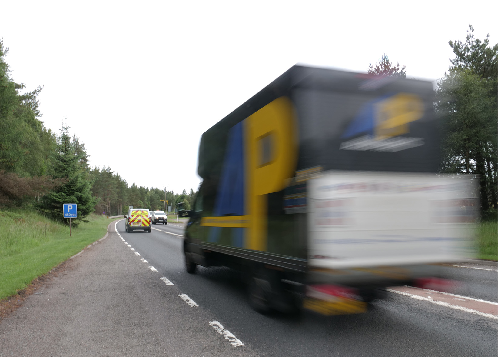 A9 between Tomatin and Moy