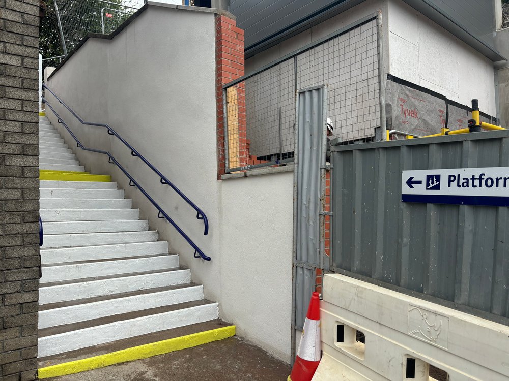 Anniesland Railway Station stairs