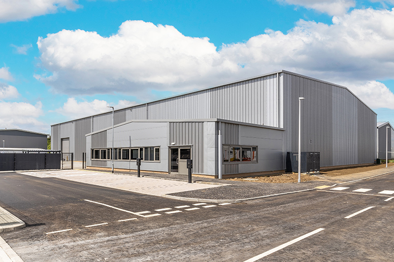 Artist's impression of warehouse