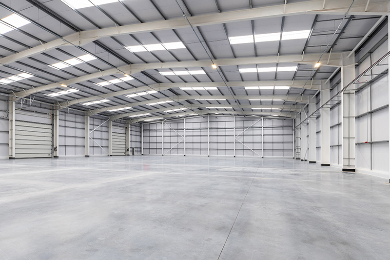 Artist's impression of warehouse