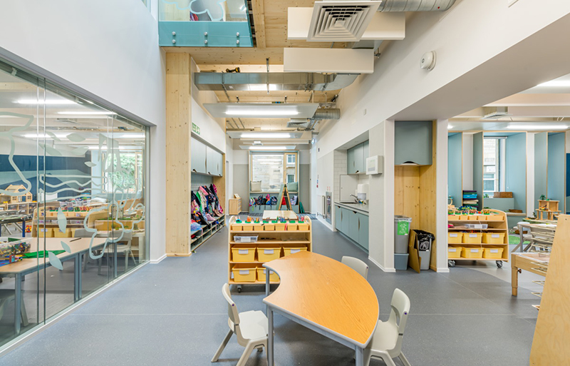 Sciennes Primary interior. Image credit: Chris Humphreys