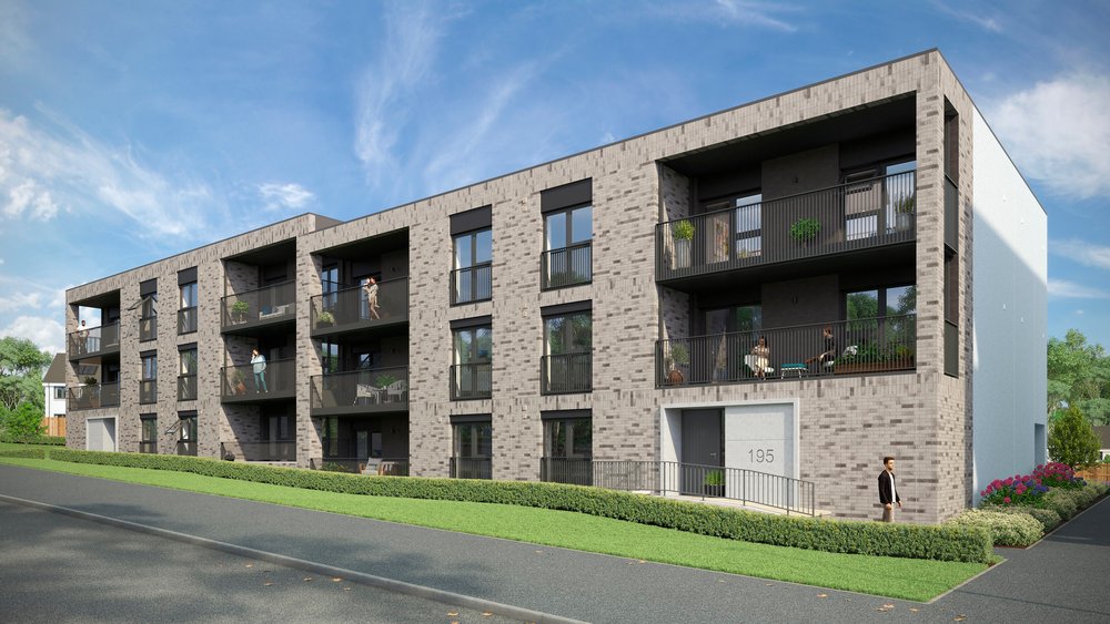 Artist's impression of apartments