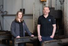 Nicola Fraser, Business Director and Kenny Roberston, Managing Director, KR Group