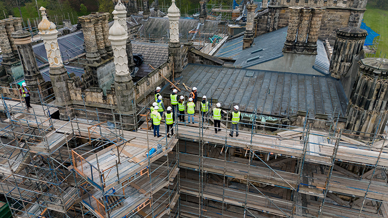 Napier site visit with Galbraith