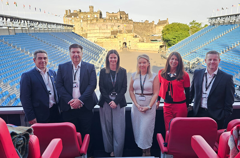 Tilbury Douglas at Royal Edinburgh Military Tattoo stadium