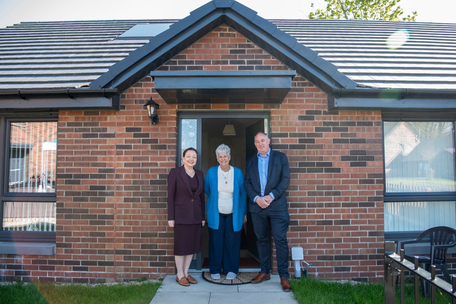 Residents at new home