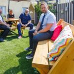 Prisoner rehabilitation project improves outdoor space for Fife care homes Fife benches