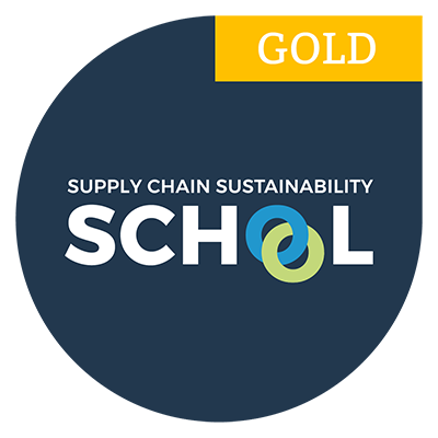 Kanuf Gold Status membership in the Supply Chain Sustainability School