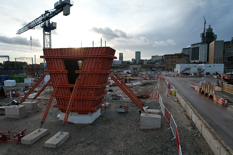 Altrad RMDK HS2 Curzon Street Railway Station project