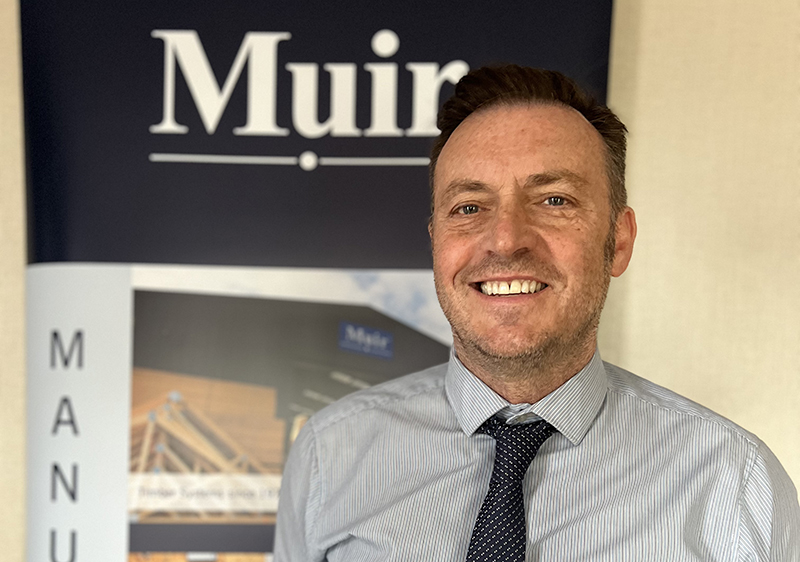 Gary Gray, general manager of Muir Timber Systems