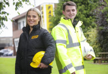 Lauren Caughey and Kian Morrison are Graduate Engineers at Farrans