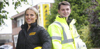 Lauren Caughey and Kian Morrison are Graduate Engineers at Farrans