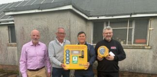 PDM donates defibrillator