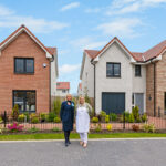Masterchef finalist teams up with housebuilder on lunchbox initiative Laura Michael (right) with Living by Robertson sales executive Mary Annand