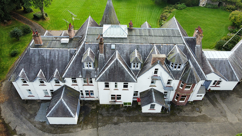 Persie House before the work was carried out